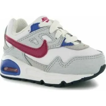 Dívčí tenisky Nike - Air Max Skyline Infant Leather Trainers – White/Fchs/Plat - C5