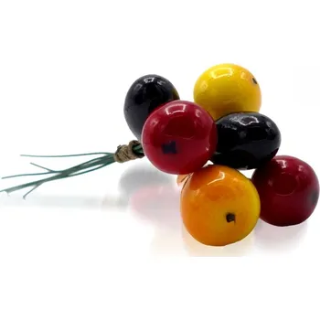 umělá květina BD-Tova Dekorační lakované plody - 6 ks, 14 cm