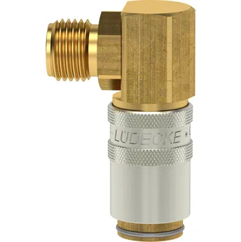 ESHM 38 AL-90 (rychlospojka ESHM G3/8" vnější prodl. 90st, DN6, mosaz)