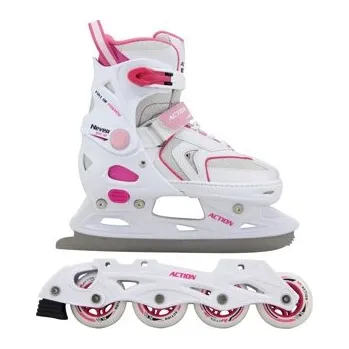 Zimní brusle ACRA Dívčí brusle s vyměnitelným podvozkem 29/32