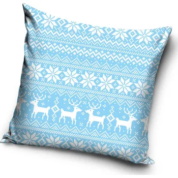 Dekorativní polštářek Carobotex Vánoční polštářek Norský vzor 40x40 cm