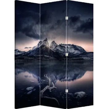 Paraván LuxusniObrazy.cz Paraván - Jezero s horou