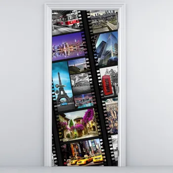 Fototapeta LuxusniObrazy.cz Fototapeta na dveře - filmová páska
