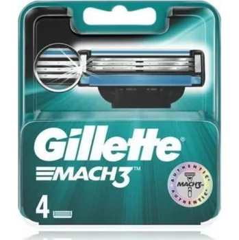 Gillette Mach3 4ks náhradní břity