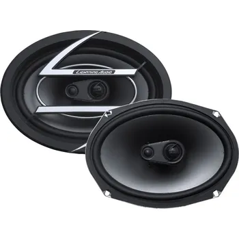 Auto Hi-Fi Reproduktory LIGHTNING AUDIO Strike S4.69.3 ( 3-pásmové triaxiální oválné reproduktory, rozměr 15 x 21 cm (6" x 9"), zatížení 75W RMS )