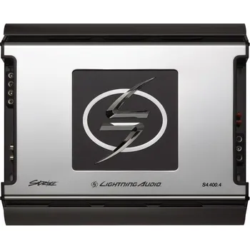 Auto Hi-Fi Zesilovač LIGHTNING AUDIO S4.400.4 ( Čtyřkanálový zesilovač do auta, výkon 4 x 100W RMS )