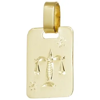 Přívěsek Přívěšek znamení Váhy ze žlutého zlata ZZ0805VAHMZLF + dárek zdarma