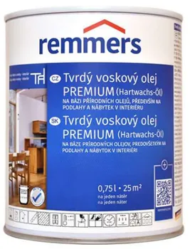 Olej na dřevo Remmers Premium tvrdý voskový olej 0,75 l