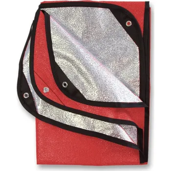 přikrývka Grabber Hooded blanket izotermická přikrývka Barva: Červená