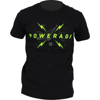 Pánské tričko tričko ROCK MACHINE Powerage černo/zelené L
