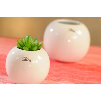 Váza Paramit ROUND Váza 10 cm bílá