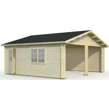 Přístřešek na auto GARÁŽ Roger 28,4 m2 - bez dveří