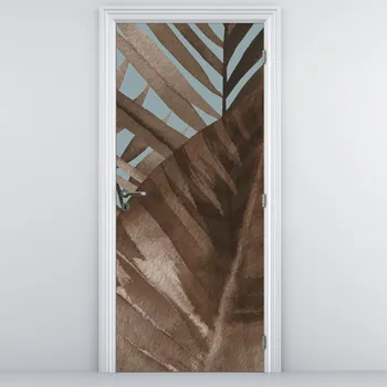 Fototapeta LuxusniObrazy.cz Fototapeta na dveře - Palmové listy