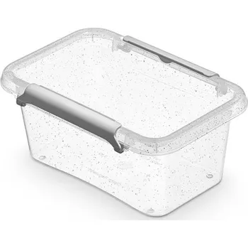 Dóza na potraviny Orplast Box antibakteriální 0,50 l, 15x9,5x6,5cm, transparentní plast