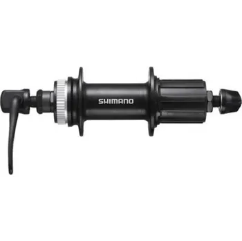 Náboj kola Nába zadní Shimano TY FH-TY505-7 pro kotouč (centerlock) 7 rychl 32 děr RU: 166 mm černá nebal