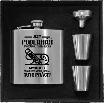 Placatka Placatka v krabičce Samozřejmě, že jsem blázen - podlahář