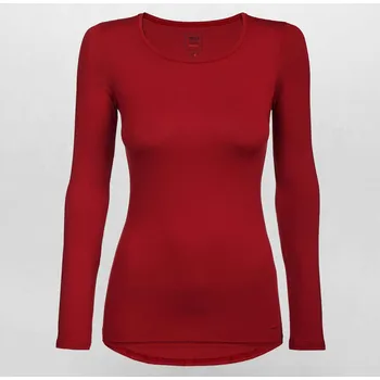 DÁMSKÉ TRIČKO DL.RUKÁV - FRESH: Bordo L