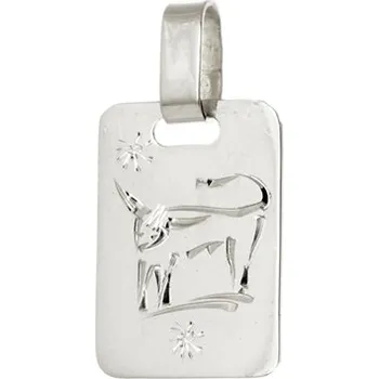 Přívěsek Přívěšek znamení Býk z bílého zlata ZZ0805BYKMBF + dárek zdarma