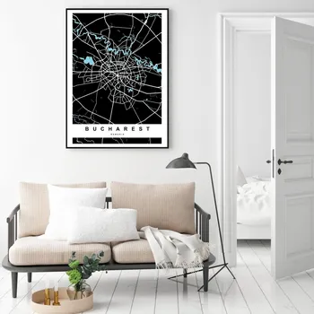 Plakát LuxusniObrazy.cz Plakát - Bukurešť