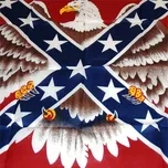 FOSCO Šátek potisk rebel+orel čtvercový