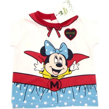 Dívčí tričko Minnie Mouse bílé tričko s potiskem Velikost: 74