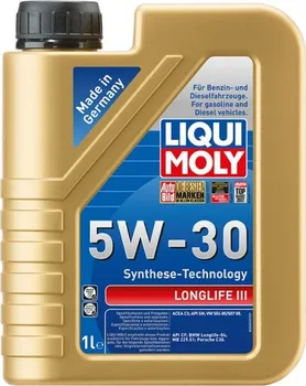 Motorový olej Liqui Moly Longlife III 20646 5W-30 1 l