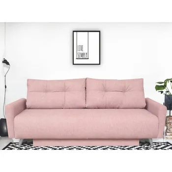 Pohovka Rozkládací pohovka MANDY, starorůžová