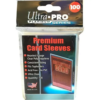 Příslušenství k deskovým hrám Ultra PRO Platinum Series Premium Card Sleeves 100 ks