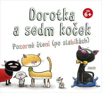 První čtění Dorotka a sedm koček: Pozorné čtení (po slabikách) - Joanna Krzyzanek (2021, pevná)