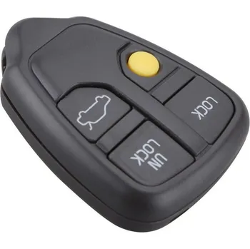 Autoklíč Obal Volvo přívěšek 4tl. přívěšek (žluté tlačítko)