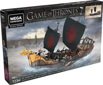 Stavebnice ostatní Mattel Mega Construx Game of Thrones Targaryenská loď 723 dílků