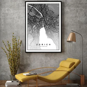 Plakát LuxusniObrazy.cz Plakát - Curych
