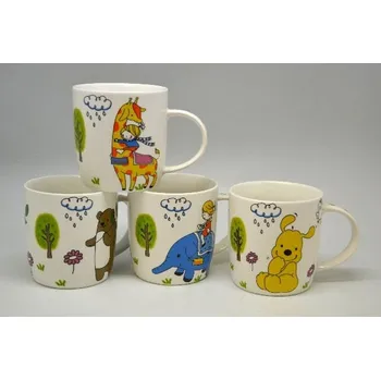 ACH IMPEX Hrnek porcelánový 350ml, dekor zvířátka, mix dekorů