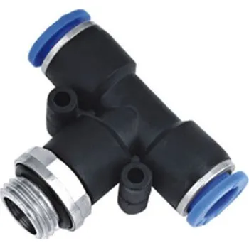 Fitinka PTGT-186 T-spojka PU6 s odbočkou G1/8" T- spojka&nbsp;se závitovou odbočkou