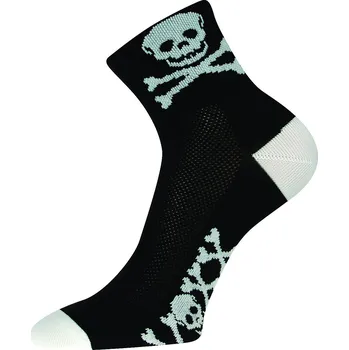 Dámské ponožky VoXX Ralf X cyklistické ponožky lebka Velikost: 43-46 (29-31)