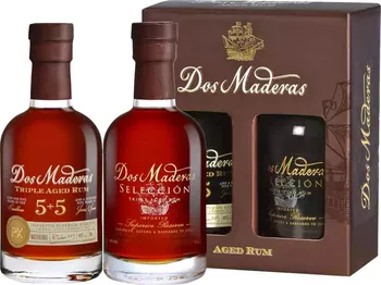 Rum Dos Maderas PX 40 % + Selecc 42 % 2x 0,2 l