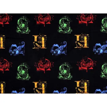 Stoklasa Bavlněný úplet Harry Potter 1,5/1 m černý