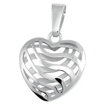 Přívěsek Přívěs srdce plastické 0107007
