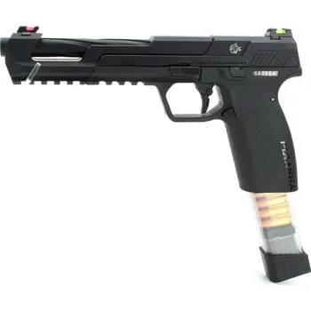 Airsoftová zbraň G&G Airsoftová pistole Piranha SL, plyn, blowback (GBB) - černá