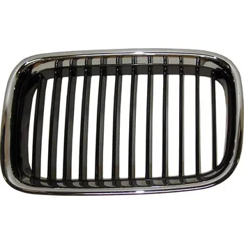 Nárazník L černá mřížka s chromovým rámečkem [-12/96]