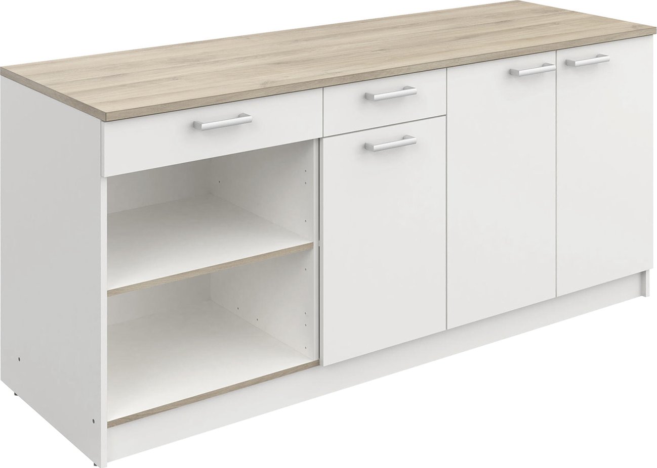 Kuchyňská linka COOKING dub/bílá