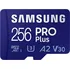 Paměťová karta Samsung PRO Plus microSDXC 256 GB UHS-I U3 V30 160 MB/s + SD adaptér
