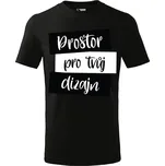 Dětské tričko s vlastním potiskem (krátký rukáv) Barva: Černá, Velikost: 122