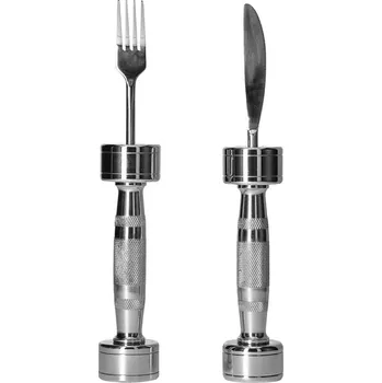 Fitloon Fitness příbor stříbrný 2x 1 kg