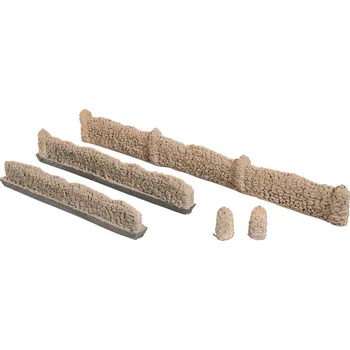 autíčko NOCH Zeď z přírodního kamene, béžová barva, 104cm dluhy