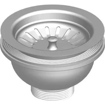 Vodovodní baterie Výpusť dřezová T-739/II s nerezovou mřížkou 114 mm
