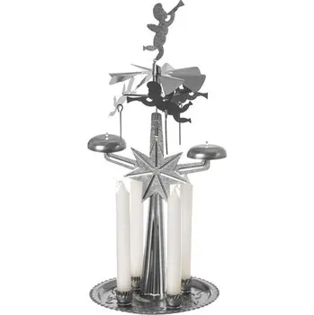 Orion Andělské zvonění stříbrné 27 cm Vánoční dekorace Orion Andělské zvonění stříbrné 27 cm