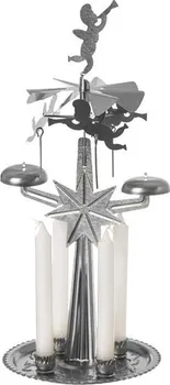 Vánoční dekorace Orion Andělské zvonění stříbrné 27 cm