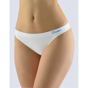 Kalhotky Gina Výhodné balení 5 kusů - Tanga boková 05012P Barva/Velikost: bílá, dunaj / L/XL