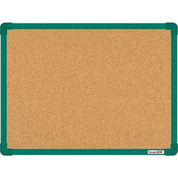 Kancelářský nábytek Korková nástěnka 60x45 (AL rám zelený)